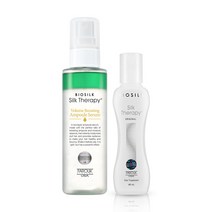 실크테라피 오리지널 헤어 에센스 60ml + 볼륨 부스팅 앰플 세럼 125ml 세트, 1세트