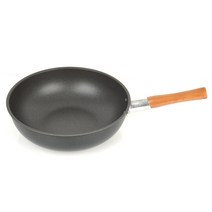 유진 양면 코팅 자루중국팬, 36cm, 1개