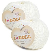 니뜨 아이돌 실 45g, 1 크림, 2개