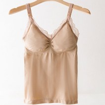 여성용 빅사이즈 슬링 레이스 사이드 오픈 임산부 수유 런닝