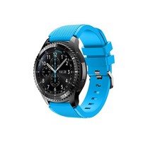 3 우레탄 실리콘 스트랩 45mm 22mm 호환 밴드, 블루