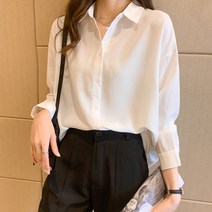 포플러앤씨 여성용 디플 모던 블라우스