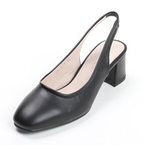 멜팅나인 뒷꿈치밴딩 스퀘어 슬링백 5cm EV515