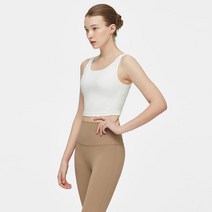 뮬라웨어 여성용 스쿱 넥 업 숏 브라탑 MWNCBR317