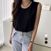 세컨그라운드 여성용 슬라브 박시 나시