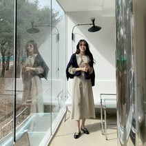 린다샵 뉴리켄 퍼프 플라워 원피스 OPS6150K13