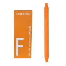 카코 알파 소프트 중성 젤펜 0.5mm, 알파벳 F, 10개