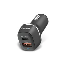 디씨네트워크 PPS USB C PD 초고속 차량용 충전기 30W, BLACK, BND-G30AC