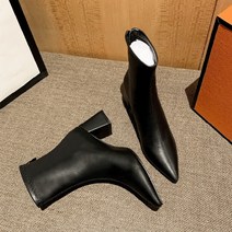 미토 슬림핏 스틸레토 앵클부츠