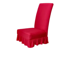 고민고밍 고급스러운 레이스 의자커버, 레드