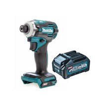 마끼다 40V MAX 임팩트 드라이버 드릴 BL모터 TD001GZ + 4.0Ah 배터리 BL4040, 1세트