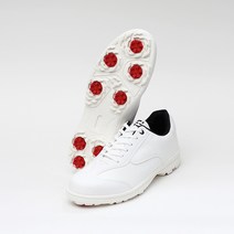 크리오라 남성용 심플 화이트 스파이크리스 골프화 spikeless_06