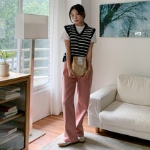 엔비룩 여성용 벨리컬러 팬츠