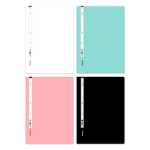 더오픈하우스 6포켓 화일 4종 세트 24-1168, 화이트, 민트, 핑크, 블랙, 1세트