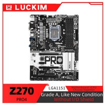 리퍼브 Z270 PRO4 마더 LGA1151 DDR4 6 7 세대 cpu, 마더 보드, 01 마더 보드