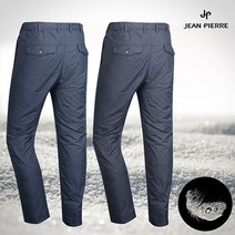 쟌피엘 남성 겨울 거위털 압축 패딩 방풍 슬림형 팬츠