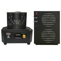 소형 중주파 용광로 금 금속 주물 납 가열기 가정용, 1KG 패키지 1(1600)(220V)