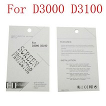 니콘 D90 D7000 D3000 D3100 D7500 D3300 D3400 D3500 D5100 D5200 D5300 D7100 용 새로운 소프트 카메라 화면 보호 필름 2 개