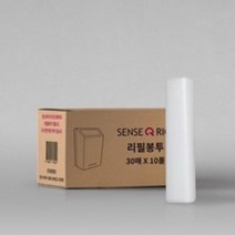 센스큐 리치 생리대수거함 여성 위생용품 수거함 에티켓통 벽걸이다용도휴지통 6L 리필 비닐봉투 단품 300매, 300개