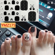 스타존 셀프 컬렉션 네일 글리터/무광/그라데이션 패디패치 패디스티커, YMZ175