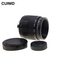 RYH 50mm F1.4 CCTV TV 무비 렌즈 + C 마운트 + 매크로 링 삼성 NX 카메라 NX1000 NX210 NX20 NX200 NX11 NX100 / NX5 / NX