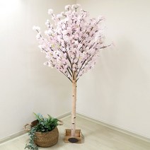 조아트 자작나무 인조나무 벚꽃나무 실내조경, 벚꽃나무 목대형 190cm
