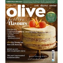 당일발송 Bbc Olive Uk 2021년12월호 영국 요리잡지 비비씨 올리브 festive flavours Uk2021년12월호
