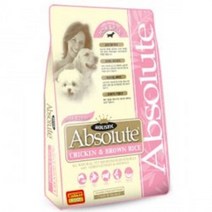 베스트무역 강아지사료 앱솔루트 홀리스틱 치킨&라이스 1.2kg, 1개, 닭 등