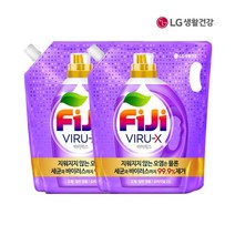피지 바이럭스 액체세제 일반드럼 겸용 오리지널 2L x2개, 2개
