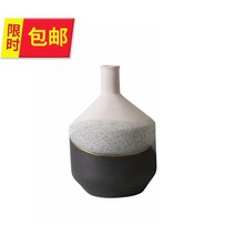 고전세라믹화병 심플 뒤 현대 신 클래식 도자기술병 스타일링 아E 유광 기둥 형 세분 입 꽃병 실내 본보기 2198397140, 소면 미드 타입