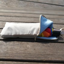 여행용파우치 커버 방수 우산주머니 가능 접이식 흡수 휴대 흡습 수납가방 2611003386, 업그레이드 롱 28cm 베이지컬러