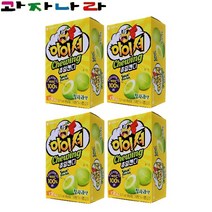 오리온 아이셔 츄잉캔디 청사과맛, 42g, 4개