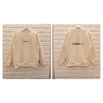 [에꼴리에] 21년 겨울 핫신상! **50% 세일~ 빠른배송** 인기많은 주니어 남여공용 포근하고 따뜻하며 심플 단정 깔금한 스타일의 코디가 쉬운 유니 심플 자수 기모 맨투맨티