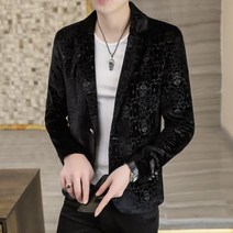 패션 봄 럭셔리 파티 정장 재킷 슬림 남성 캐주얼 블레이 저 비즈니스 웨딩 코트 가을 사회 복장 Streetwear 탑스