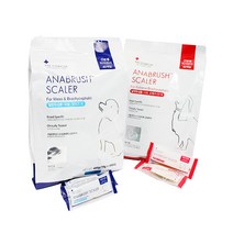 아나브러쉬 일반두상용 대용량 40p + 더원츄 구강관절 강아지껌 12p 추가증정