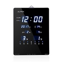 LED디지털벽시계(370-490-30mm) 1개도 인쇄가능, 1도인쇄