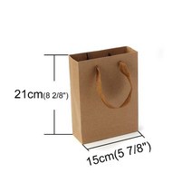 핸들 웨딩 파티 선물 가방 다기능 헝겊 신발 선물 종이 가방과 함께 10 개/몫 크래프트 종이 스토리지 가방 도매, 5