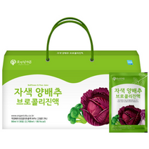양배추즙 자색양배추즙 자색양배추 브로콜리 진액 농축액 엑기스 국산 베타카로틴 위에 좋은 음식 위건강 설선물 90ml*30포, 1개, 90mlx30포