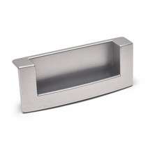 도경 PVC 반매입형 P64 가구손잡이, 실버 P-64mm