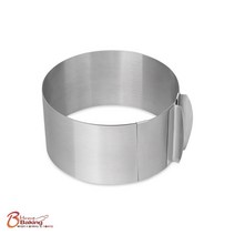 이홈베이킹 크기조절높은원형무스링16~30cm 높이8.5