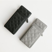 OMNIA 서프 캐피어 퀼팅 체인 다용도 미니 소가죽 스마트폰 크로스백