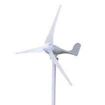 풍력 발전기 터빈 영구적 12V 24V 48V 가정용 가로등, 400W12V 3날개 +컨트롤러+ 8m 3심선