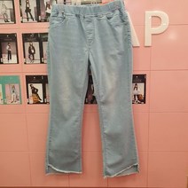 애플핑크 스판좋은봄여름부츠컷청바지APP9R202GST 산본뉴코아