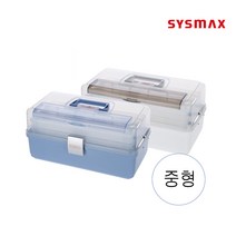 시스맥스 애니박스 중형 공구함 다용도함 악세사리정리함, 블루
