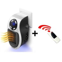 전기 히터 온풍기 500w 원격 벽 히터 휴대용 전기 히터 룸 히터 난방 플러그 미니 스토브 가정용 워머, 우리를, 리모콘으로