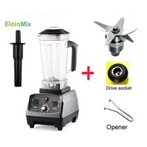 가정용 씽크대 음식물처리기Biolomix-BPA 프리 2200W 상업용 타이머 믹서기 튼튼한 자동 과일 식품 프로세, 02 With Extra 3 Parts_01 미국