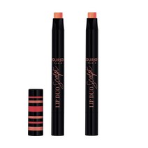Bourjois 부르조아 스윗 듀오 립라이너 립스틱 2개, 플럼셋 비치