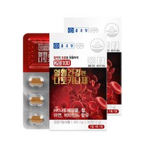 혈행 건강 앤 나토 배양물 키나제 피브린 용해 효소 종근당 개별포장 작은알 정 x 2박스