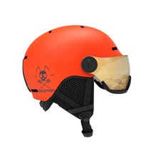 SALOMON (살로몬) 스키 헬멧 GROM VISOR (그롬 바이저) L40836900 Flame KS 4953