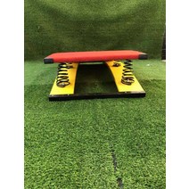육상 발구름판 높이뛰기 멀리뛰기 발판 나무 스프링, 60x120cm - 9 스프링 + 논슬립매트